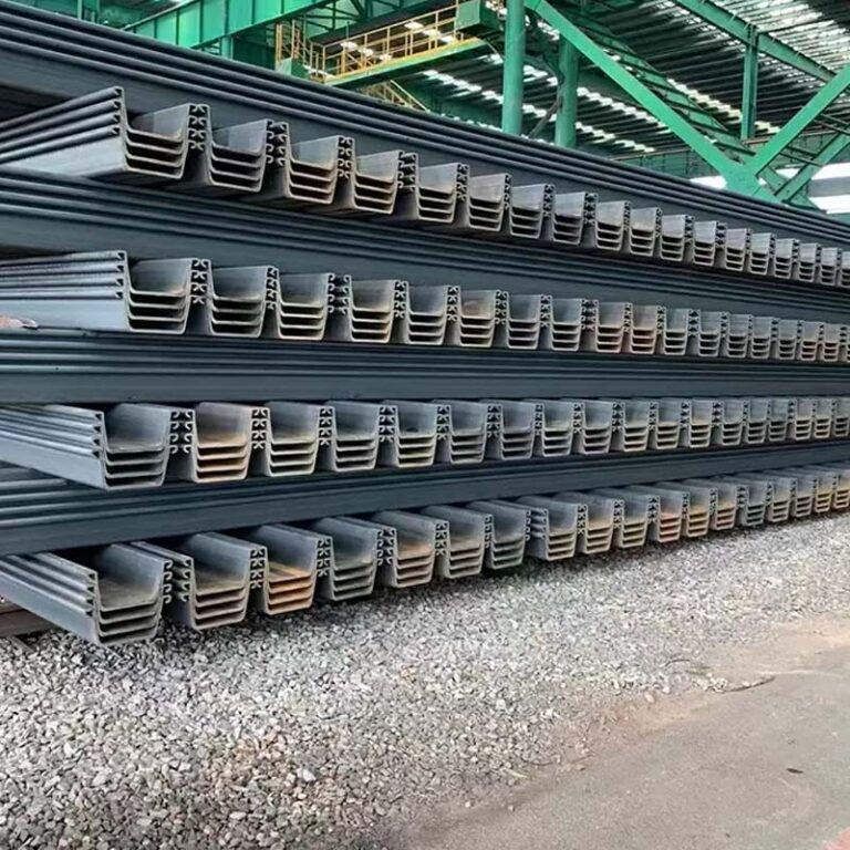 Cold formed U shape steel sheet piling